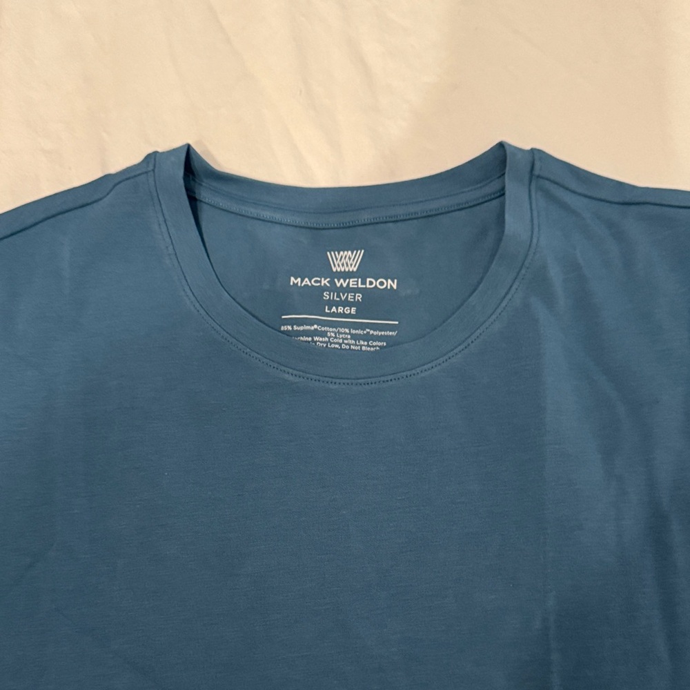 Mack Weldon Teal long Sleeve